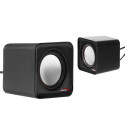 Stereo Speakers - Audiocore Ac870 B 2-way 3w, Black/gray