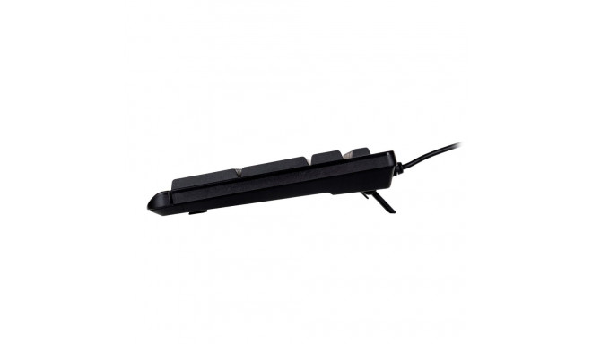 Wired Keyboard - Activejet K-3803S Ergonomic Black