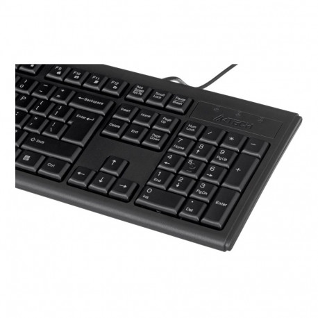 Keyboard - A4Tech KR-83 USB 12 Hotkeys Adjustable Feet Black