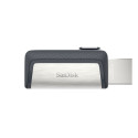 USB Flash Drive - Sandisk Ultra Dual Drive 128gb, Black, Silver