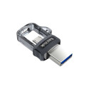 USB Drive - Sandisk Ultra Dual M3.0 256GB Black/silver/transparent