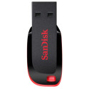 USB Flash Drive - Sandisk Cruzer Blade 128 Gb, Black, Red