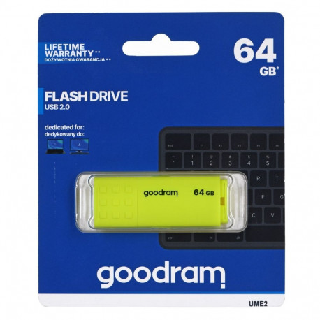 USB Flash Drive - Goodram Ume2-0640, Yellow