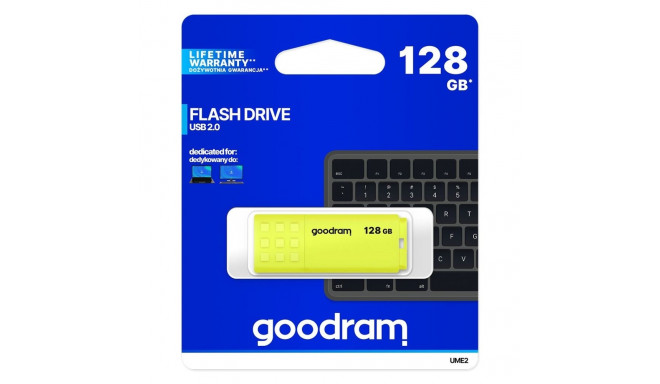 USB Flash Drive - Goodram Ume2 128gb, Yellow