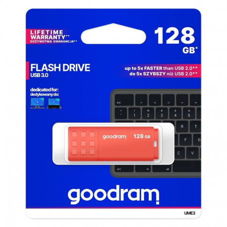 USB Flash Drive - Goodram Ume3 128gb, Orange