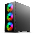 PC Case - Raptor X1 Argb Glass/mesh Black