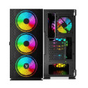 PC Case - Raptor X1 Argb Glass/mesh Black