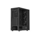 Computer Case - Genesis Diaxid 605f Midi Tower With USB-C Window, Blac