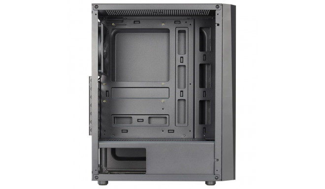 Computer Case - Aerocool Deltabkv1 Atx RGB Case 12cm Fan Black