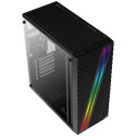 Computer Case - Aerocool Streak "Midi Tower" Black