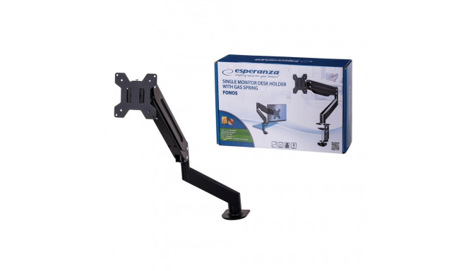 Monitor Stand - Esperanza Erw019 68.6 Cm (27") Black Desk