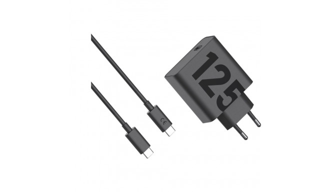 Wall Charger - Motorola TurboPower 125W USB-C with 1m Cable Black