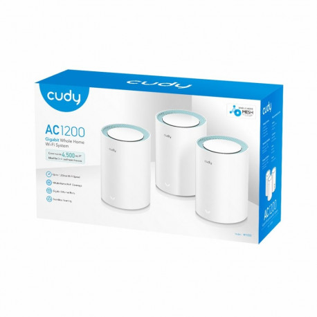 Networking Equipment - Cudy M1300 Mesh Wi-Fi System Dual-band 802.11ac White