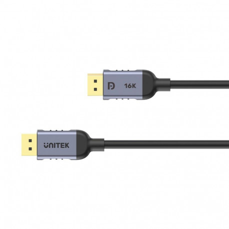 DisplayPort Cable - UNITEK C1626GY 1.5M HBR3 360Hz Black/Grey