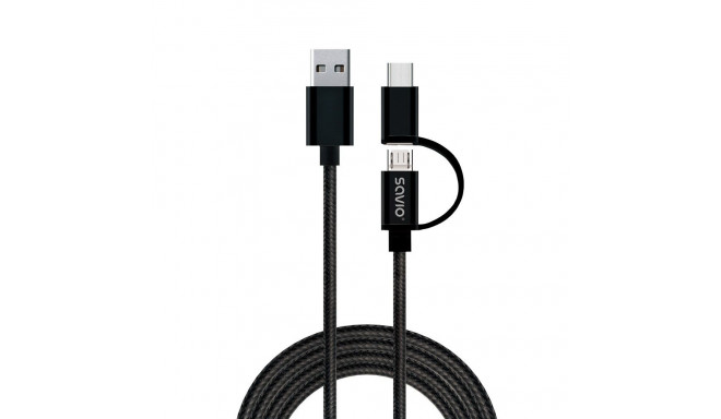 USB Cable - Savio Cl-128 USB A Black