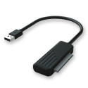 External Hard Drive Adapter - Savio Ak-38, Black