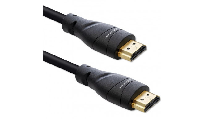 HDMI Cable - Qoltec 50353 Ultra High Speed 8K 60Hz 26AWG Gold 5m