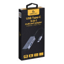 USB Hub - Gembird A-cm-combo3-02 Silver