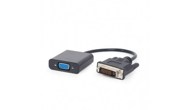 Video Cable Adapter - Gembird A-DVID-VGAF-01 DVI-D to VGA 0.2m Black