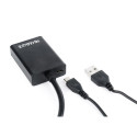 Video Adapter - Gembird A-vga-hdmi-01 0.15m HDMI VGA Adapter Black