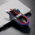 USB Cable - Baseus Fast 4in1 1.2m Black 2xusb-c / Lightning Micro 3.5a