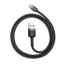 Microusb Cable - Baseus 2.4a 1m Micro USB Grey/black