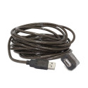 USB Cable - Gembird A/m 10m USB 2.0, Black