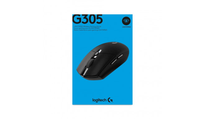 Gaming Mouse - Logitech G305 Wireless Black Logitech G G305 LIGHTSPEED Wireless Gaming Mouse - Black