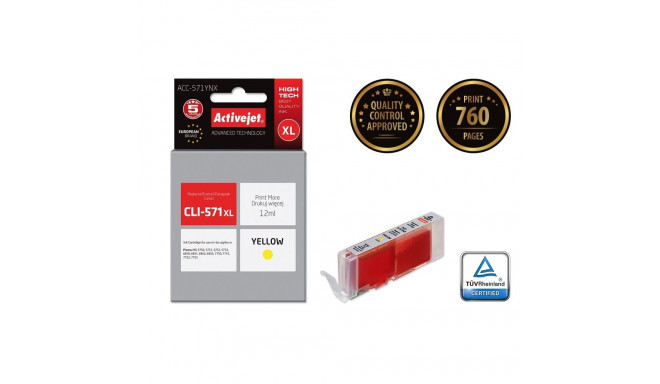 Printer Ink Cartridge - Canon Cli-571xl, Yellow
