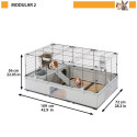 Pet Cage - Ferplast Modular 2 109x72x56cm