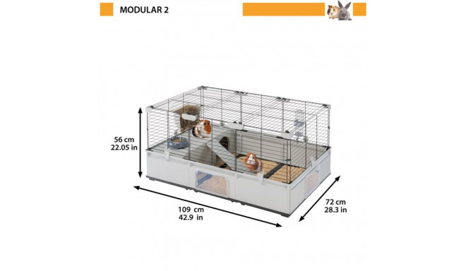 Pet Cage - Ferplast Modular 2 109x72x56cm