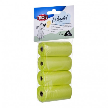 Pet Waste Bag - TRIXIE 23473 Lemon Scent 4x20 Pieces