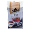 Wet Food - Sheba Fresh & Fine Mini Meat Dishes 6 x 50g Beef, Chicken