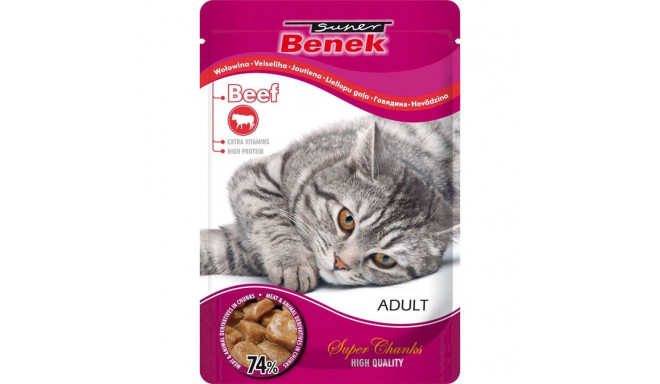 Wet Cat Food - Super Benek Beef 100g