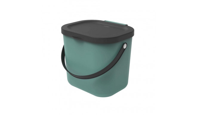 Waste Container - ROTHO Albula 6L Recycled Plastic Dark Green