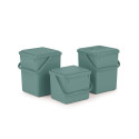 Compost Container - Rotho 4.5L BIO Mistletoe Green