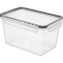 Treat Container - CLIC&LOCK 3L BPA-Free Transparent/Black