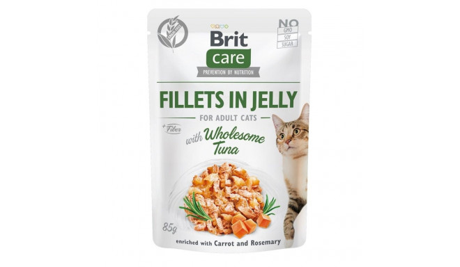 Wet Cat Food - Brit Care Fillets In Jelly Tuna 85g