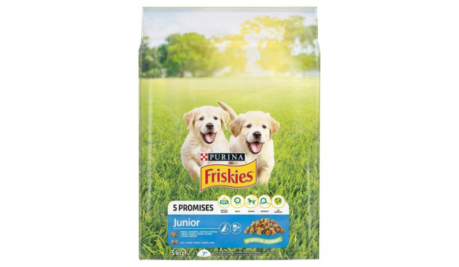 Dry Dog Food - Friskies Junior Chicken With Vegetables 3kg