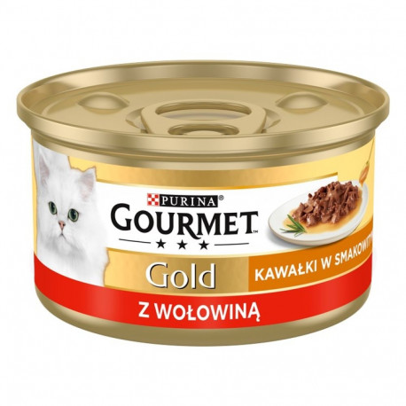 Wet Cat Food - Gourmet 85g Gold