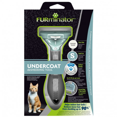 Cat Groomer - Furminator For Shorthairs, Black