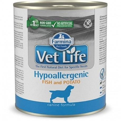 Dog Food - FARMINA Vet Life Canine Hypoallergenic Fish&Potato 300 g