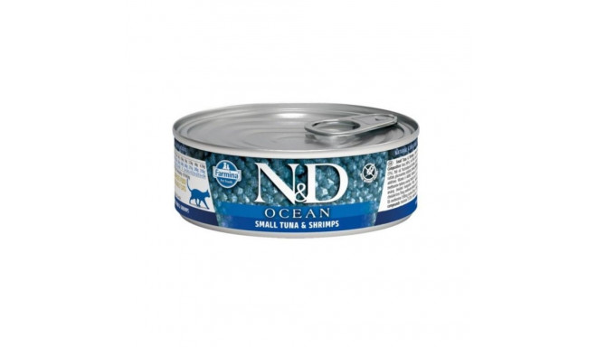 Wet Cat Food - Farmina Ocean & Shrimp 70g, Blue
