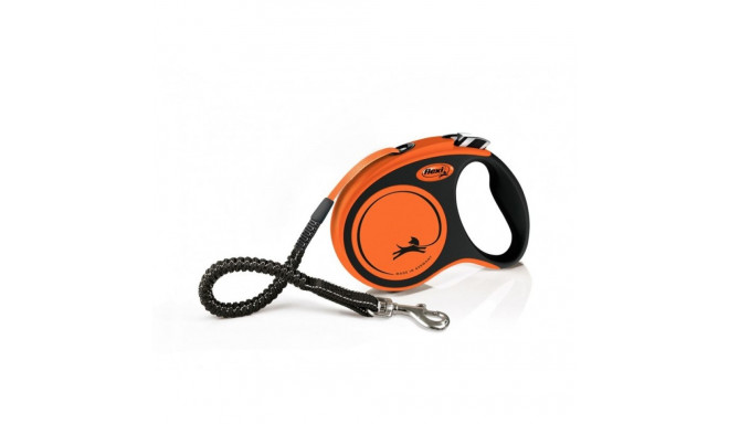 Dog Leash - FLEXI Xtreme M 5m Orange