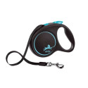 Dog Leash - Flexi Automatic Leash M 5 M, Black, Blue