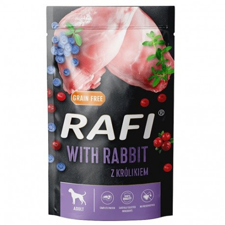Dog Food - Dolina Noteci Rafi Rabbit 500g Blue