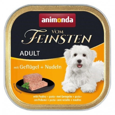 Dog Food - ANIMONDA Vom Feinsten Adult Poultry and Pasta 150g Soy-Free Gluten-Free