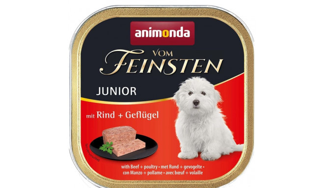 Dog Food - Animonda Vom Feinsten Junior, Beef With Poultry 150 g