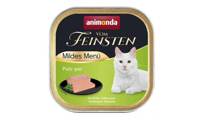 Wet Cat Food - Animonda Vom Feinsten Mildes Menu Pute Pur 100g