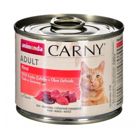 Wet Cat Food - ANIMONDA Carny Adult Beef 200g Gluten-Free Grain-Free